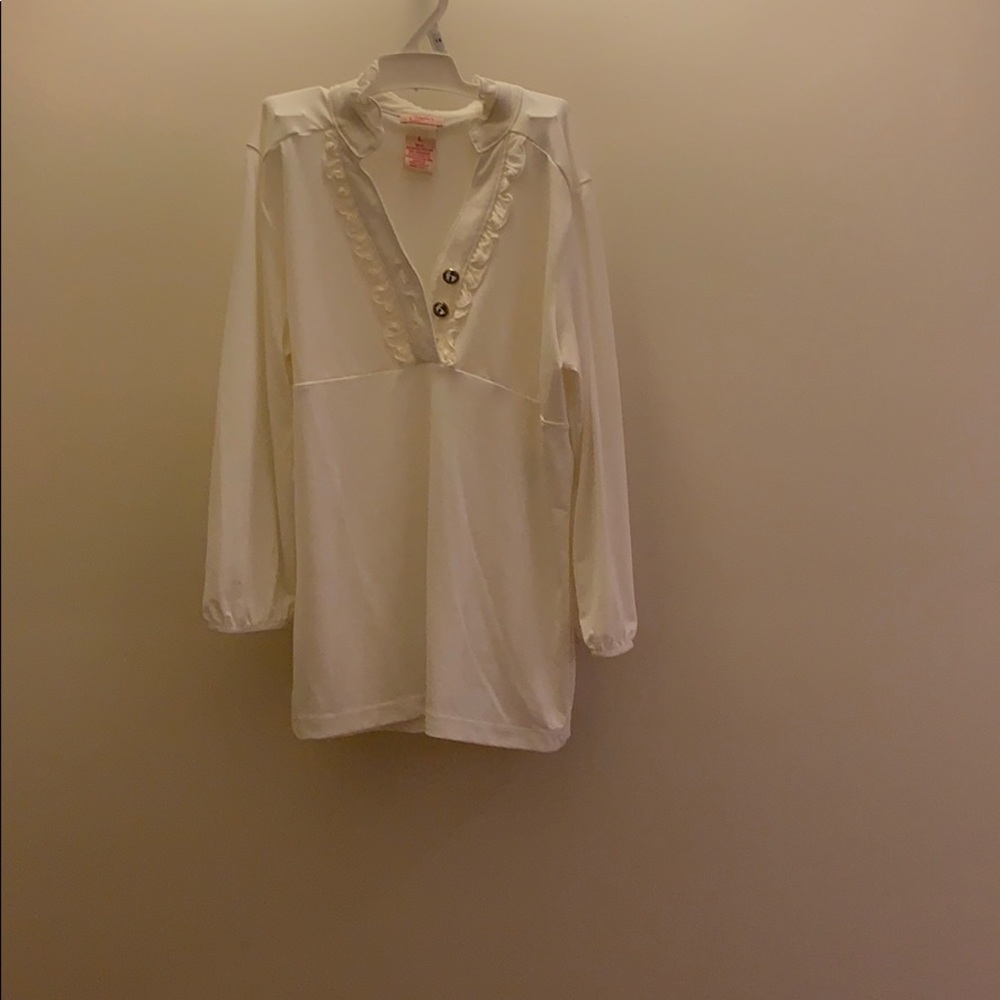 Candie's Girls White Top‎ Size L